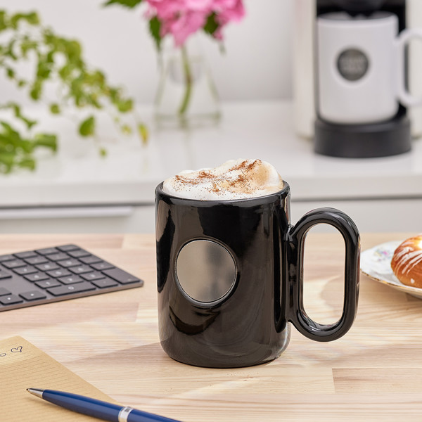 480 ml Pery ceramic mug - Black