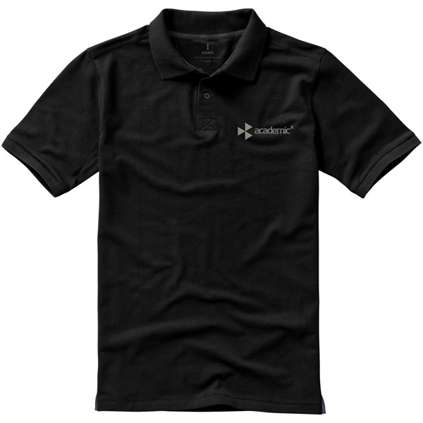 Polo manches courtes homme Calgary - Noir / XS