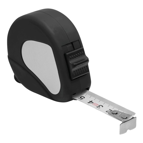 Maßband Worker, 5M - Schwarz / Silber