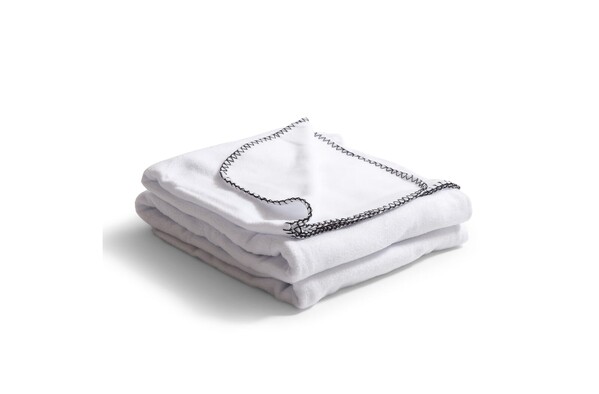 Nightingale Plaid en laine polaire 130x170 cm - Blanc
