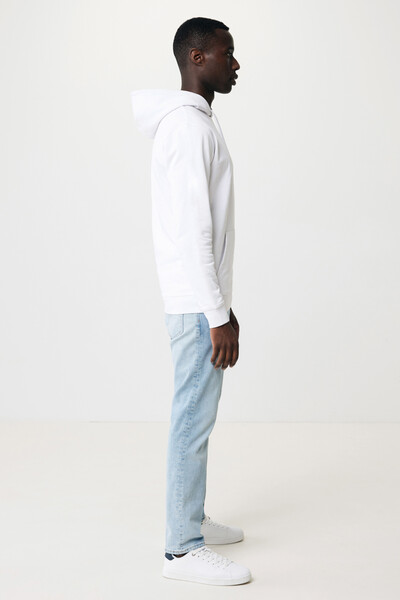 Mikina s kapucí Iqoniq Jasper z recykl. bavlny - Recycled White / M