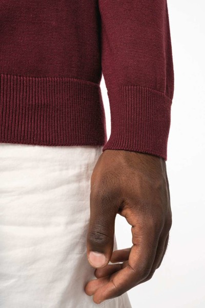 Men’S V-Neck Jumper - Light Royal Blue / 4XL