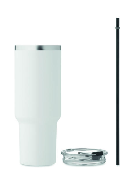 Kozarec Suma iz recikliranega nerjavečega jekla, 1200 ml - Bela