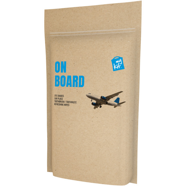 MyKit Flugzeug Reiseset in Papierhülle - Kraftpapier