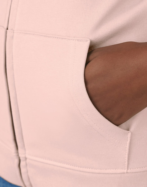Zipped Hooded / Women - White / XL