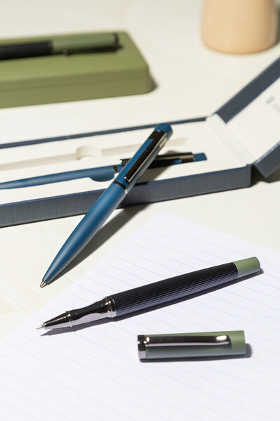 Parure de stylos Atelier - Bleu