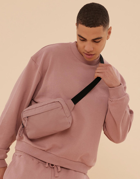 Premium Recycled Cross Body Bag - Natural Stone / ONE SIZE