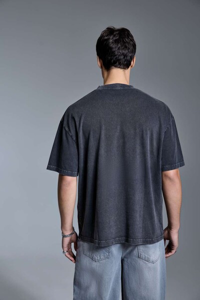 Anthem Distortion Washed T-Shirt - Washed White / M
