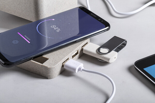 Pot à crayons hub Ampdesk