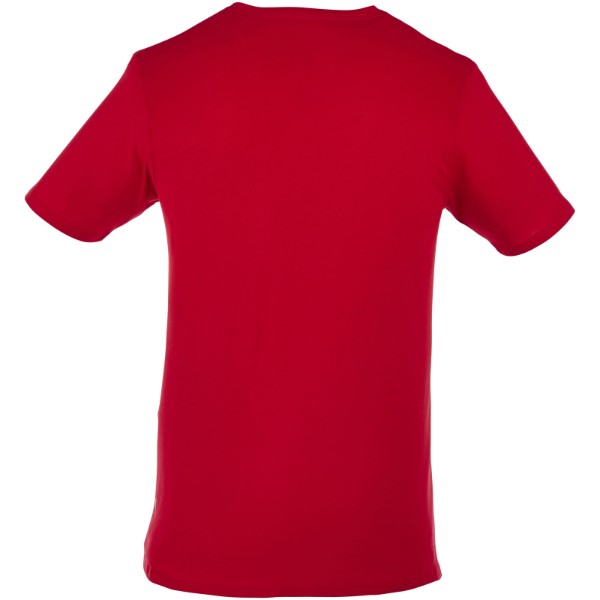 Bosey short sleeve men's v-neck t-shirt - Dark Red / XXL