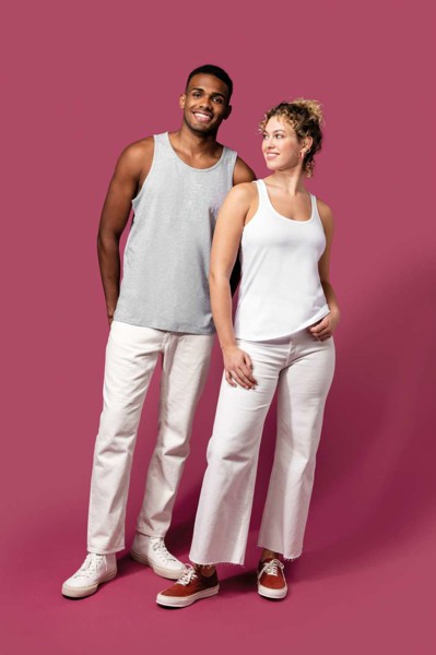 Eco-Friendly Men Tanktop - White / M