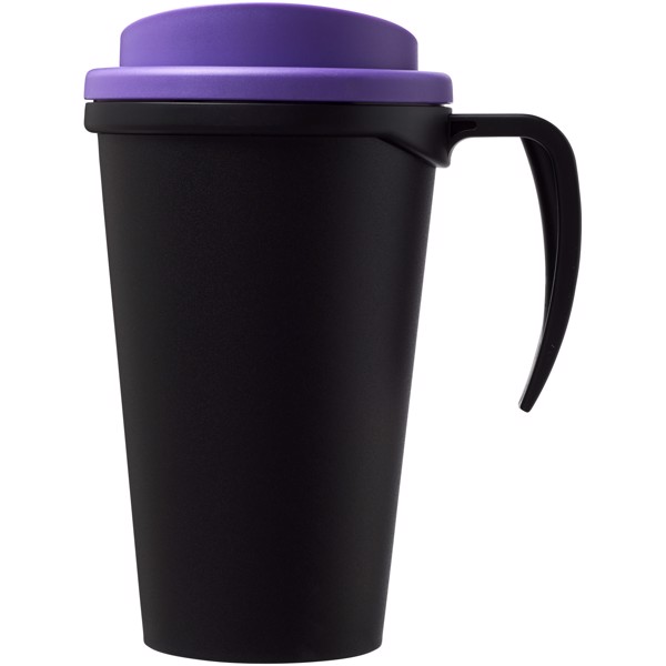 Tazza termica Americano® grande da 350 ml - Nero / Viola