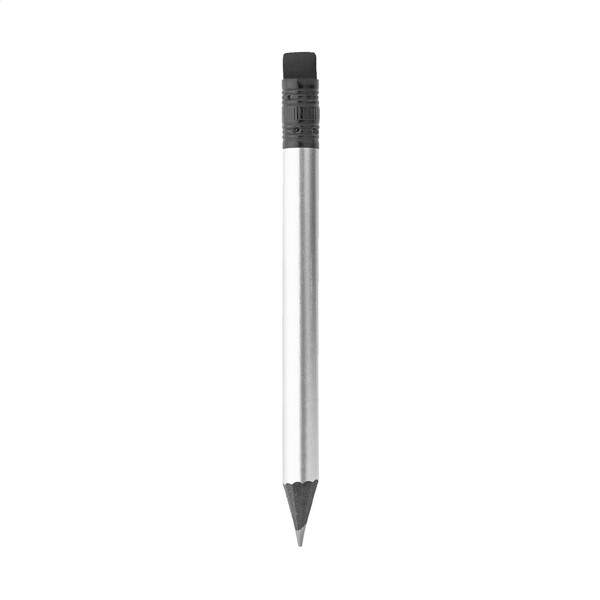 Neplum Mini HB Wooden Pencil with Eraser - Silver