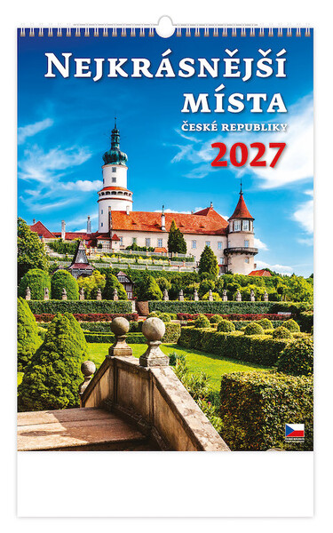 Nástěnný kalendář Nejkrásnější místa České republiky 2027