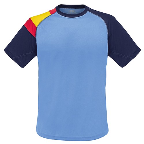 T-SHIRT BANDEIRA EM OMBRO D&F -