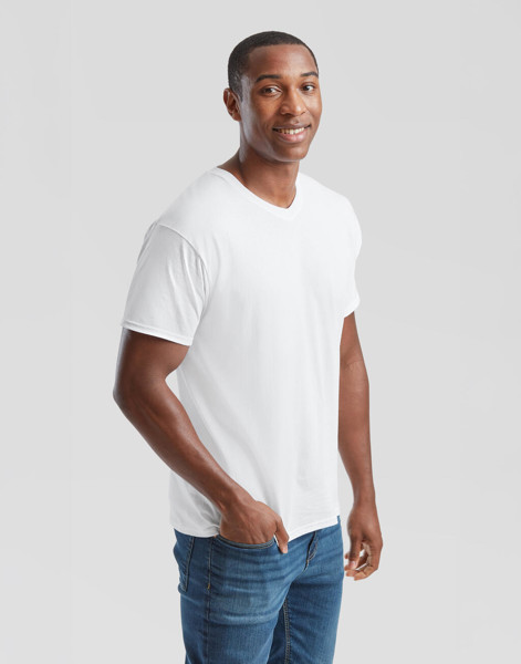 Original V-Neck T - White / M