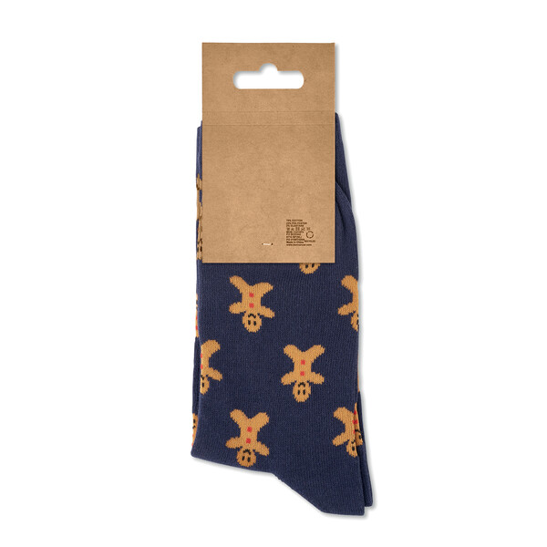 Paire de chaussettes de Noël M Soc Medium - Bleu
