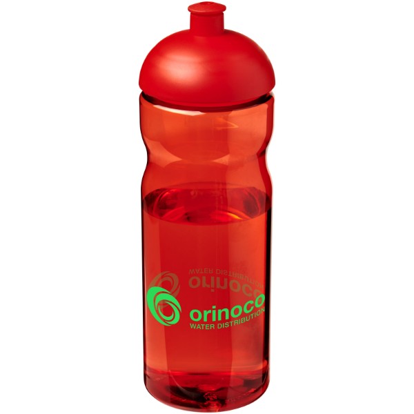 Bidon H2O Base® o pojemności 650 ml z wypukłym wieczkiem - Czerwony