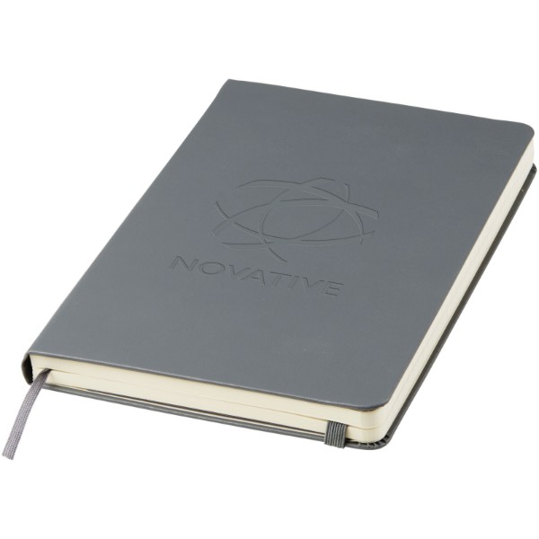 Moleskine Classic L hard cover notebook - ruled - Slate Grey