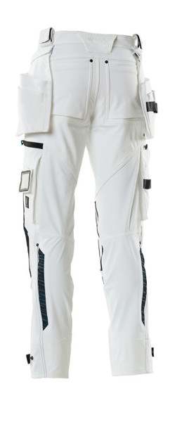 Pantaloni cu buzunare pentru genunchi - MASCOT® - White