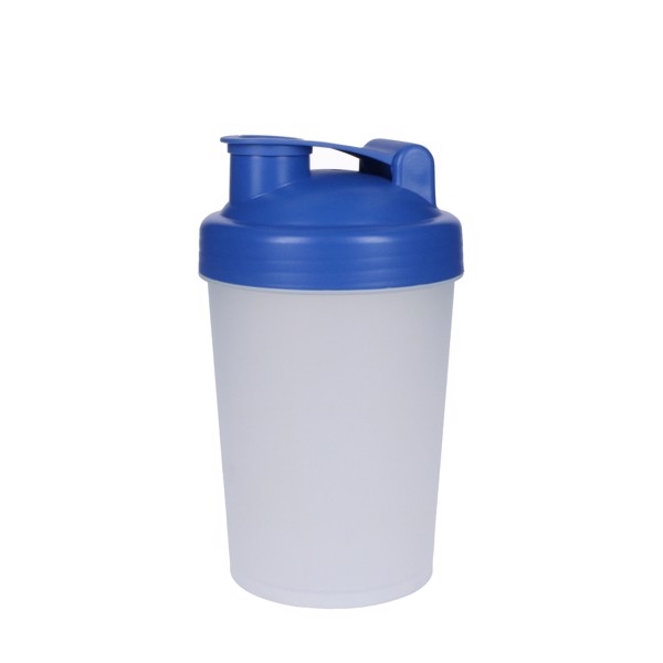 Shaker "Protein" 0,40 L - Transluzent / Standard-Blau Pp