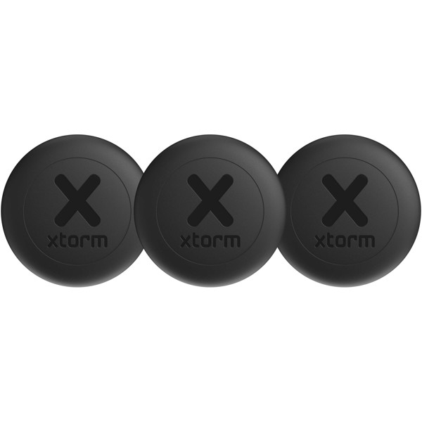 Confezione di 3 travel tag resistenti all'acqua Xtorm XTAG2GA - Carbone