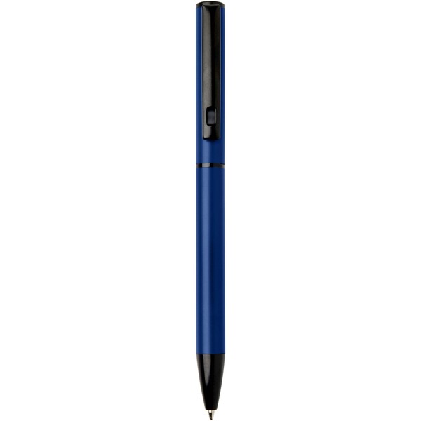 Verton recycled aluminium twist ballpoint pen with sleeve (blue ink) - Ocean Blue
