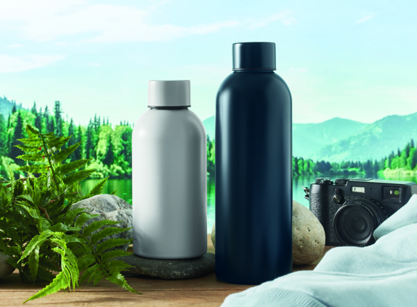 Einwandige Trinkflasche 500 ml Athena Mid - Weiß