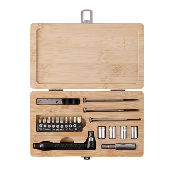 Pattaya tool set in a bamboo box