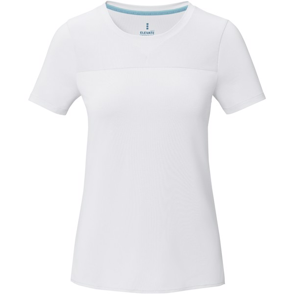 T-shirt Borax à manches courtes et en cool fit recyclé GRS pour femme - Blanc / S