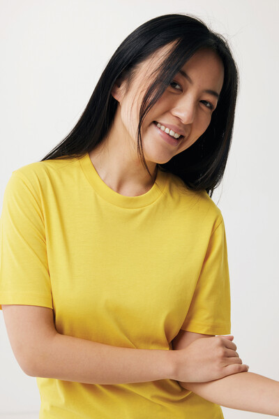 T-shirt léger en coton recyclé Iqoniq Sierra - Jaune / XS