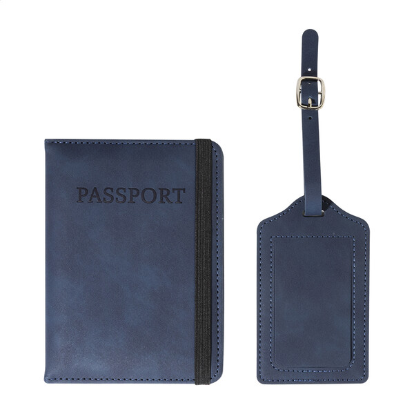 Set de voyage TwinPass - Bleu Foncé