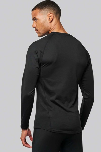 Adults' Long-Sleeved Base Layer Sports T-Shirt - White / L