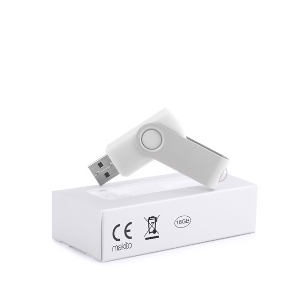 Memória USB Survet 16Gb - Branco