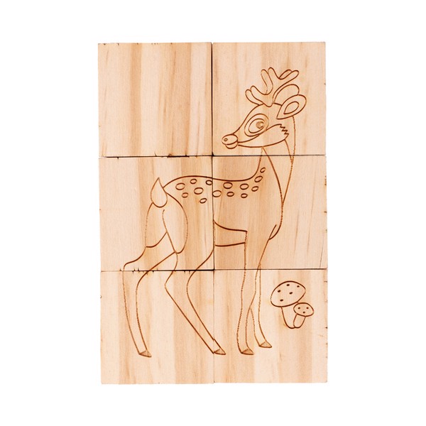 Animal World wooden blocks