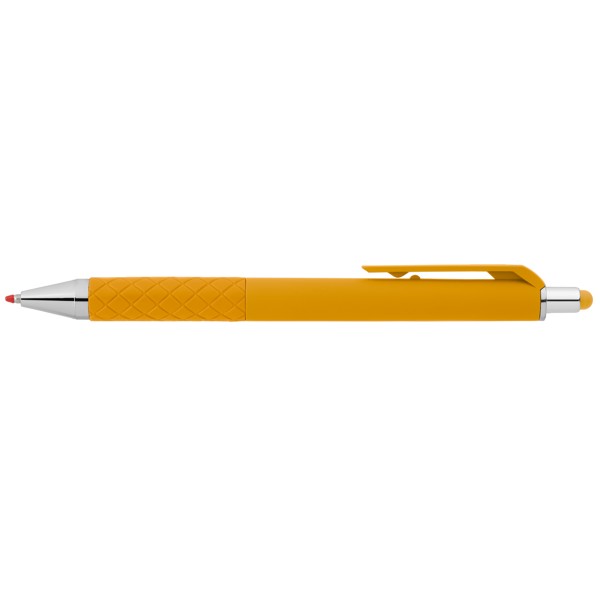 Islander Gel Retractable Bright Stylus Pen - Yellow / 4 Colour inkjet