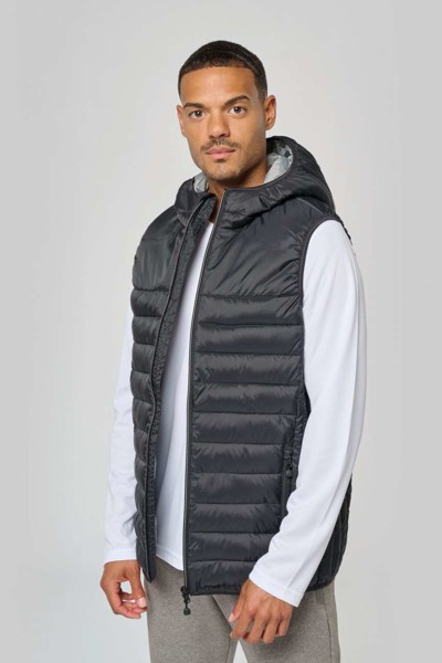 Adult Hooded Bodywarmer - Black / XS