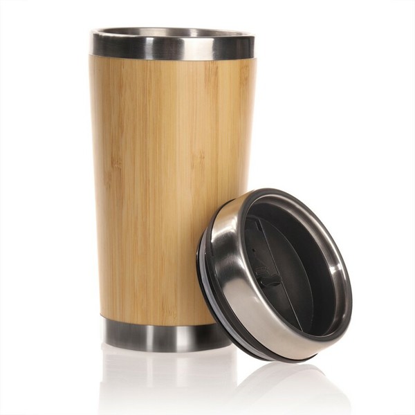 Bamboo thermo mug 500 ml | Mark
