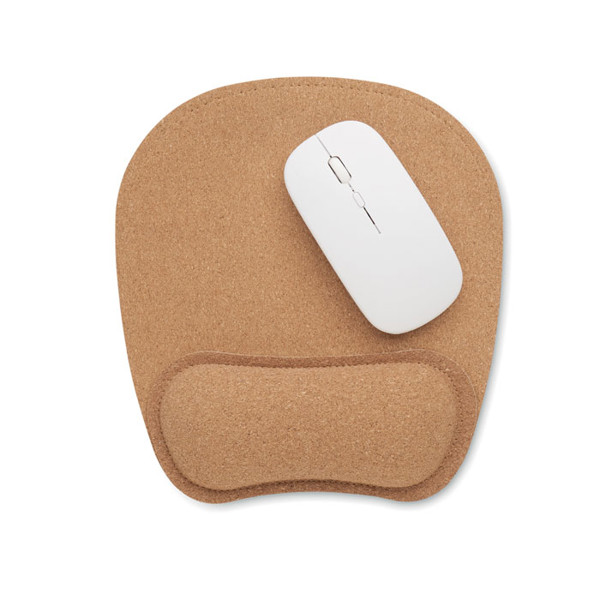 Marbo ergonomic mouse pad,cork,anti-slip base
