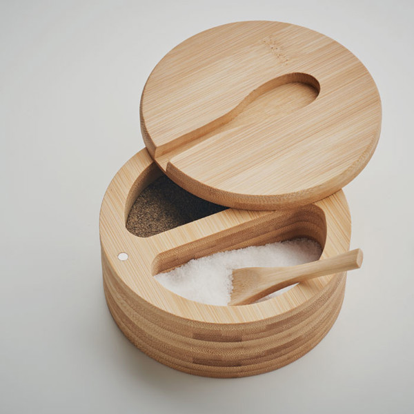 MB - Salt and pepper bamboo box S&P