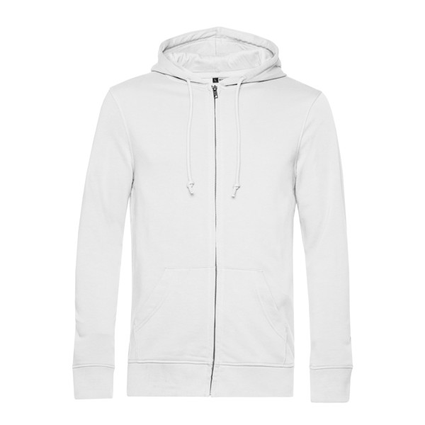 Chaqueta Sweat B&C Inspire Con Capucha 280G - 80% Mezcla Algodón Orgánico, En Conversión Y Ocs/ 20% Poliéster Reciclado - Blanco / XL
