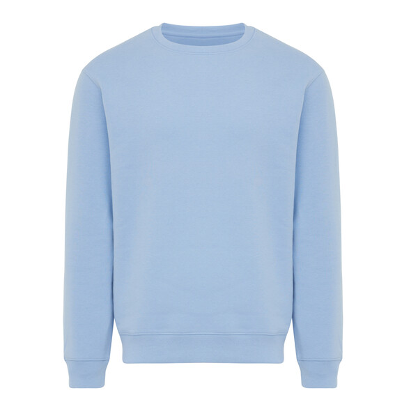 Mikina IQONIQ Torla z recyklované bavlny - Sky Blue / XS