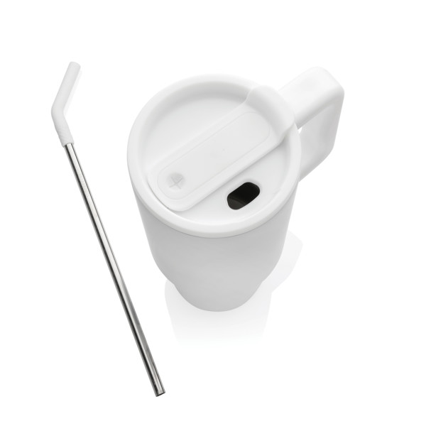 Kozarec Xd Collection 900 ml, reciklirano jeklo - Bela