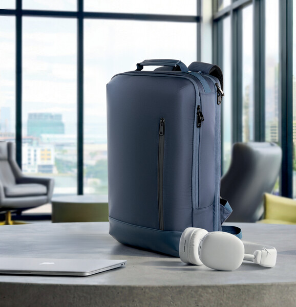 Sac à dos jacquard 15" Boston - Bleu