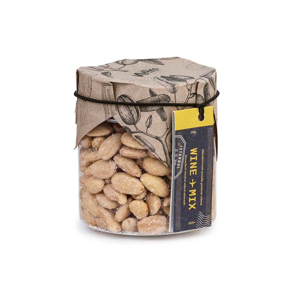 Pražené mandle 225 g WINE MIX