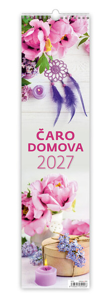 Plánovací nástěnný kalendář Čaro domova - viazanka 2027