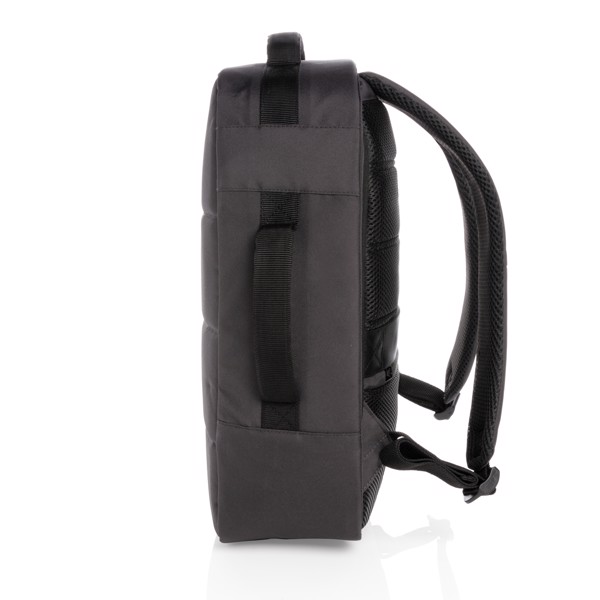 Impact AWARE™ RPET anti-theft 15.6" laptop backpack - Black