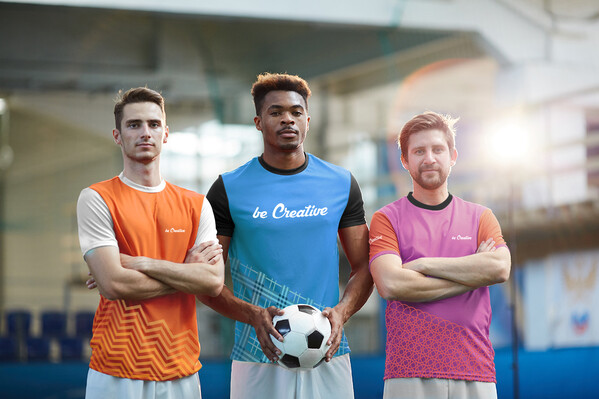 Custom Sport T-Shirt CreaSport - Black / White / XXL