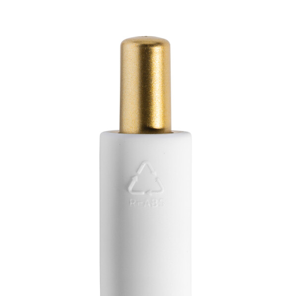 Stylo luxe à trois faces EDGE RCS - Blanc