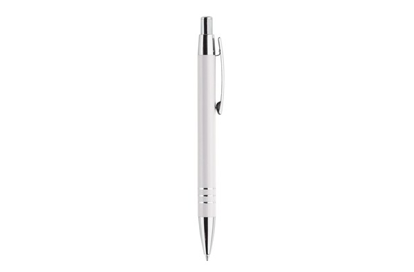 Aluminum ball pen in a tube - White